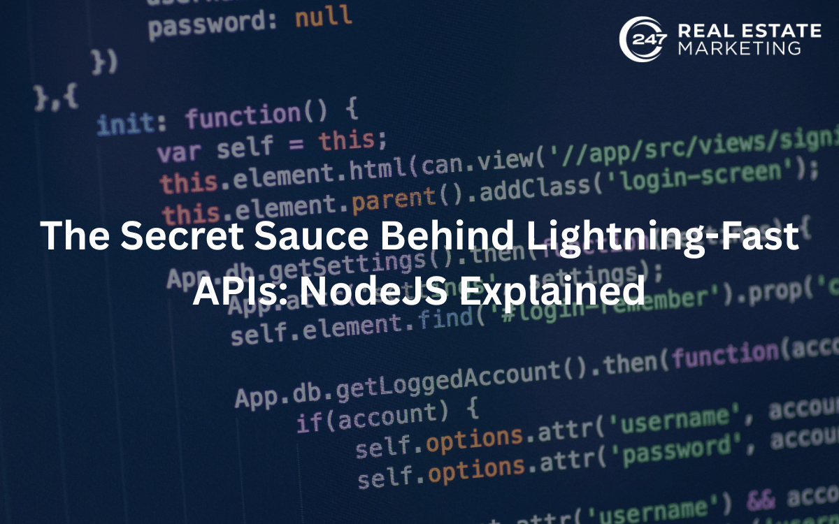 The Secret Sauce Behind Lightning-Fast APIs: NodeJS Explained